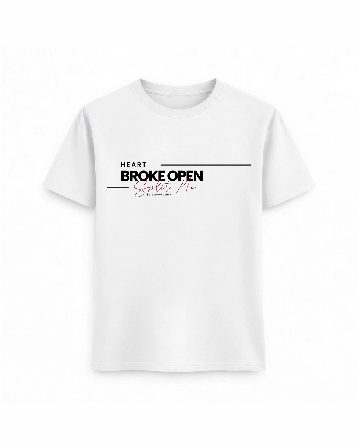 Regular Fit T-shirt – Modern Typography / 513