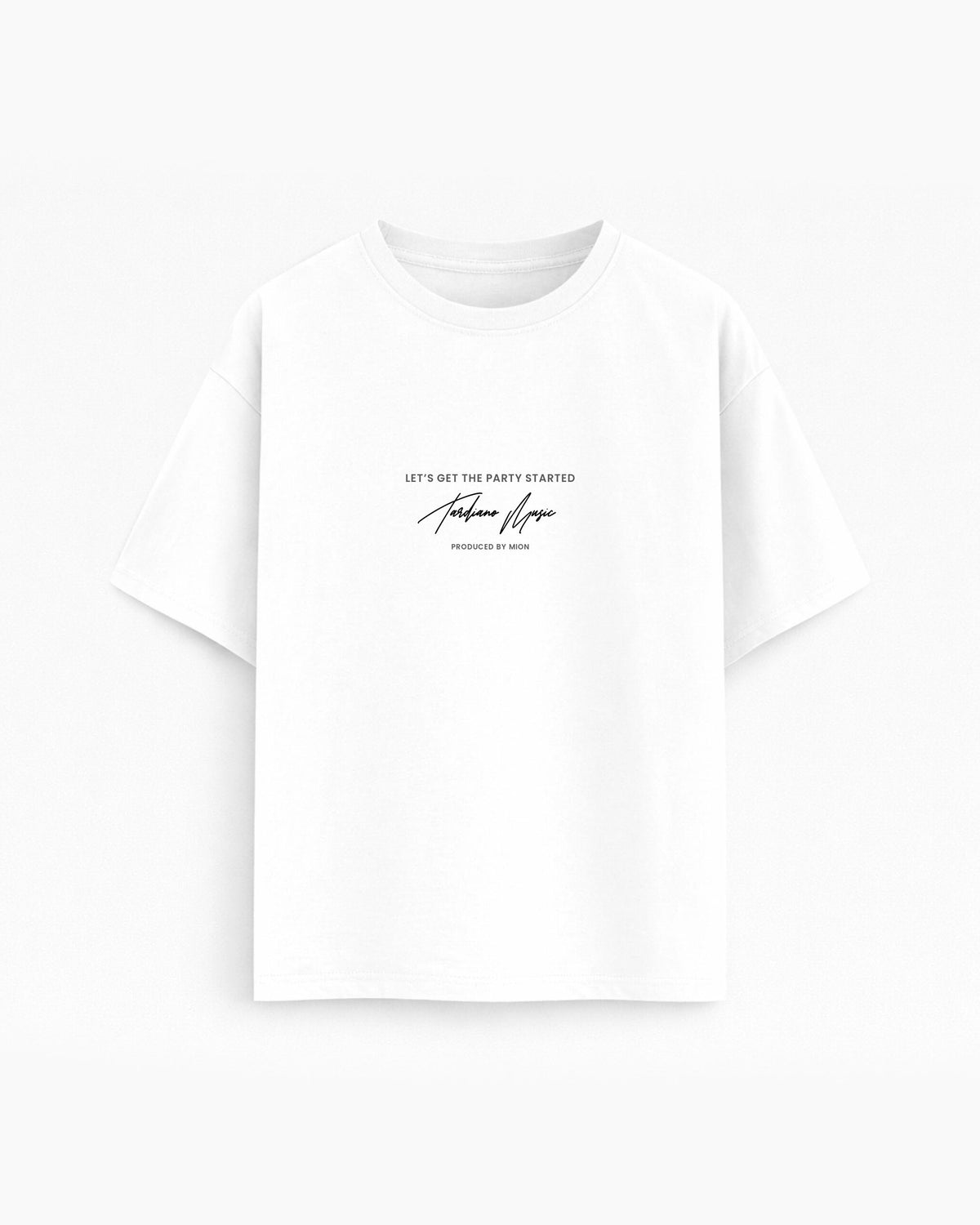 Oversize T-shirt –  Script Typography  / 694