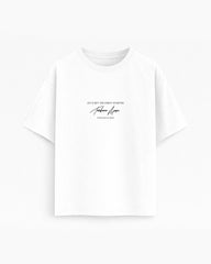 Oversize T-shirt –  Script Typography  / 694