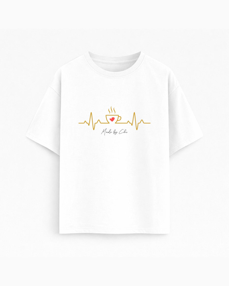 Oversize T-shirt – Minimal line art / 368