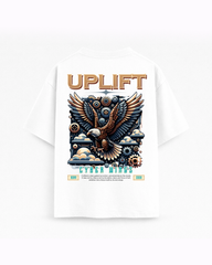 Oversize T-shirt – Vintage Mechanical Eagle / 425
