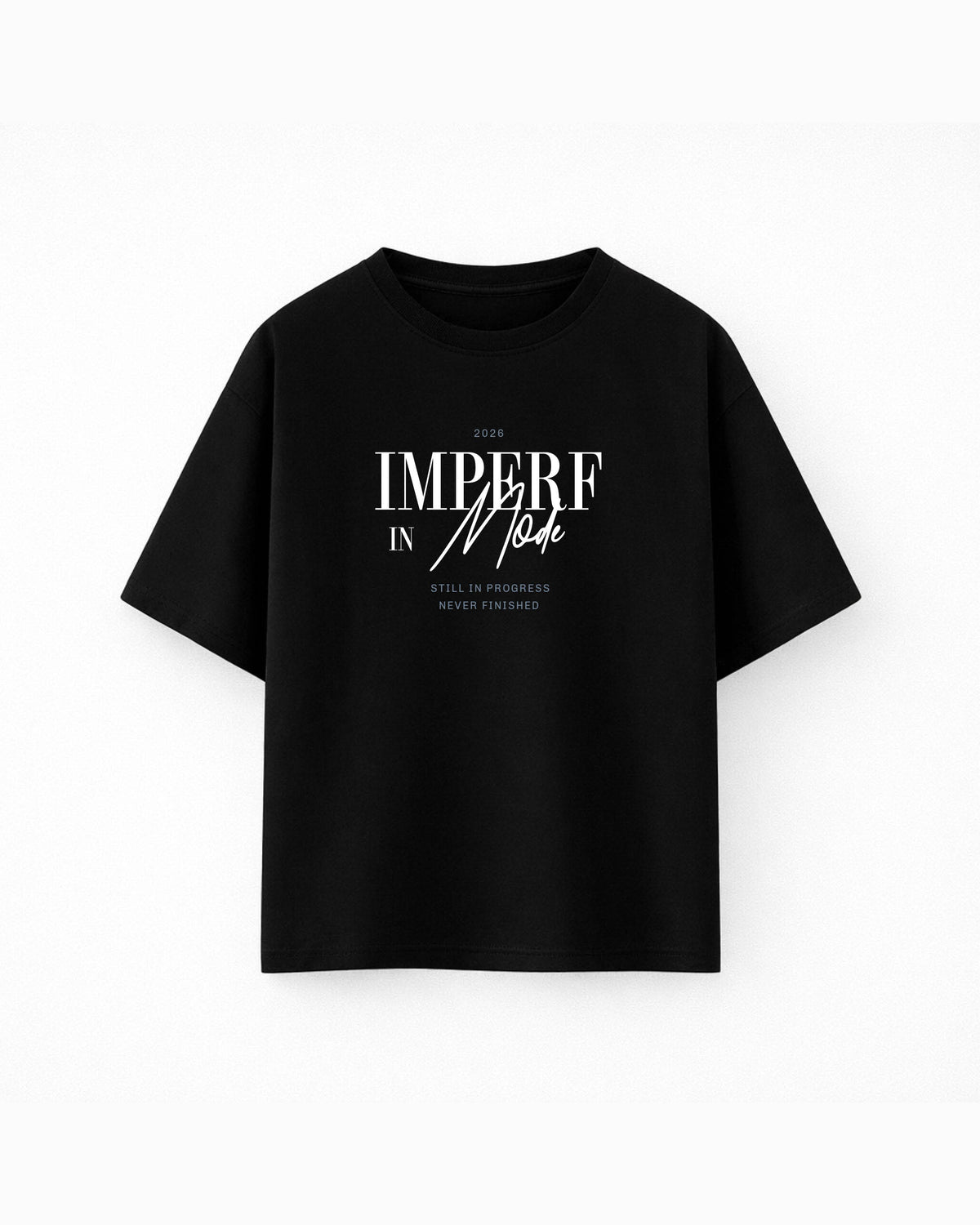 Oversize T-shirt – Minimal Typography / 46