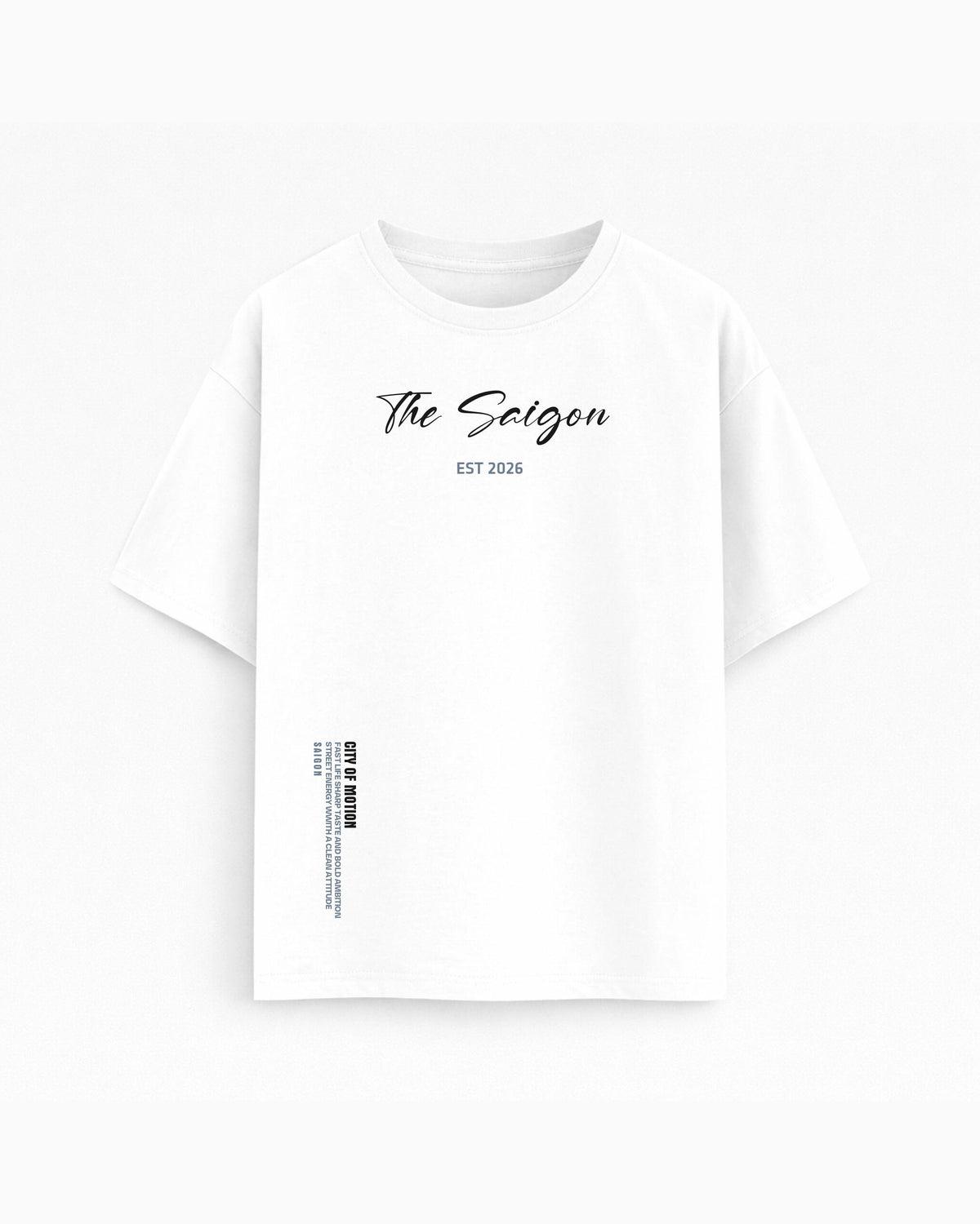 Oversize T-shirt –  Minimal Typography / 61