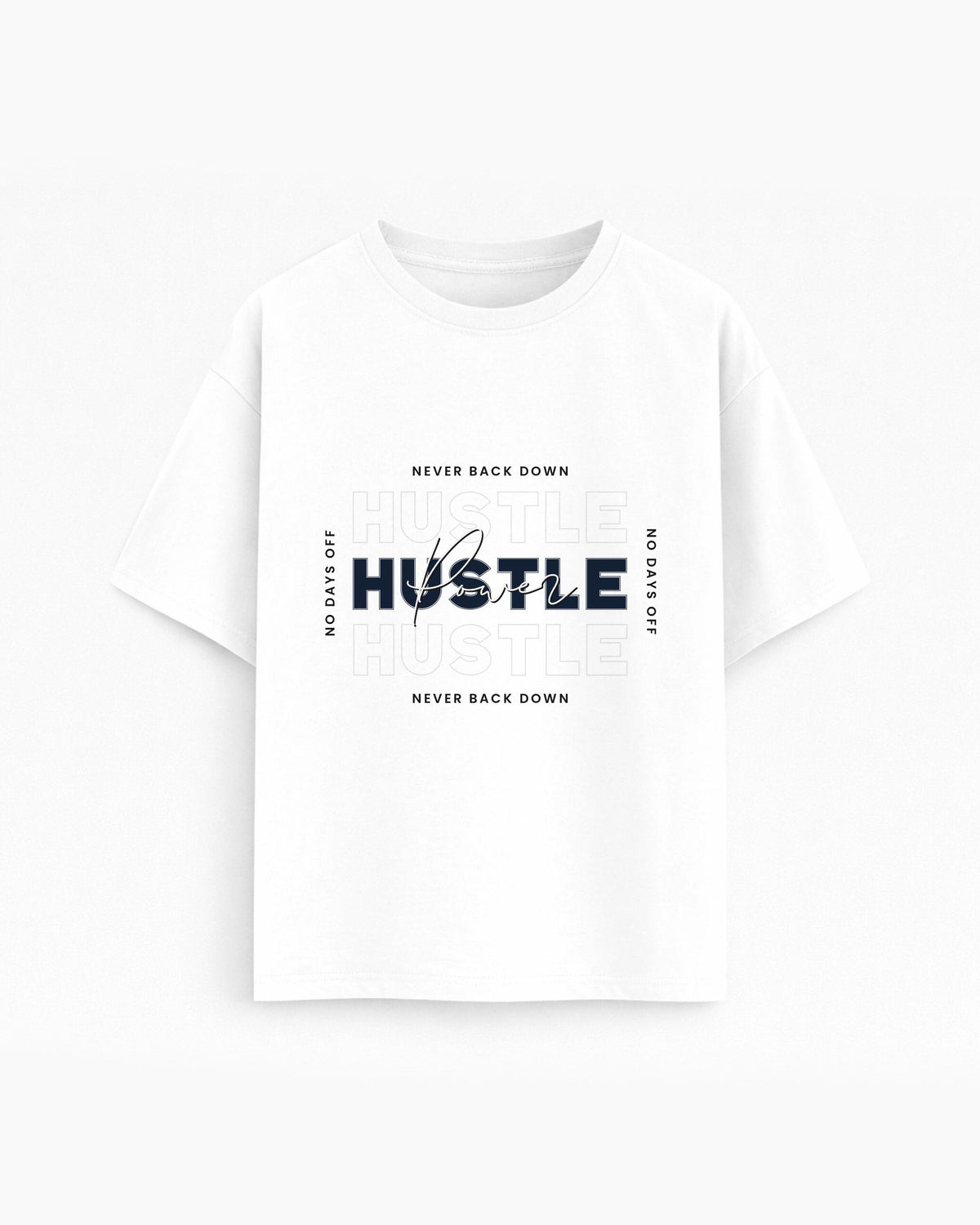Oversize T-shirt – Bold Typography / 504