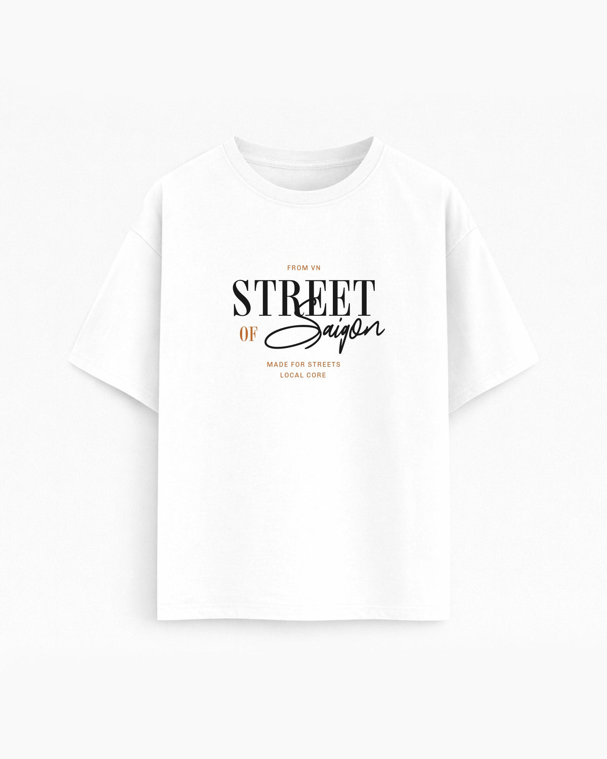 Oversize T-shirt – Minimal Typography / 46