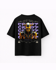 Oversize T-shirt – Cyberpunk Skull / 401