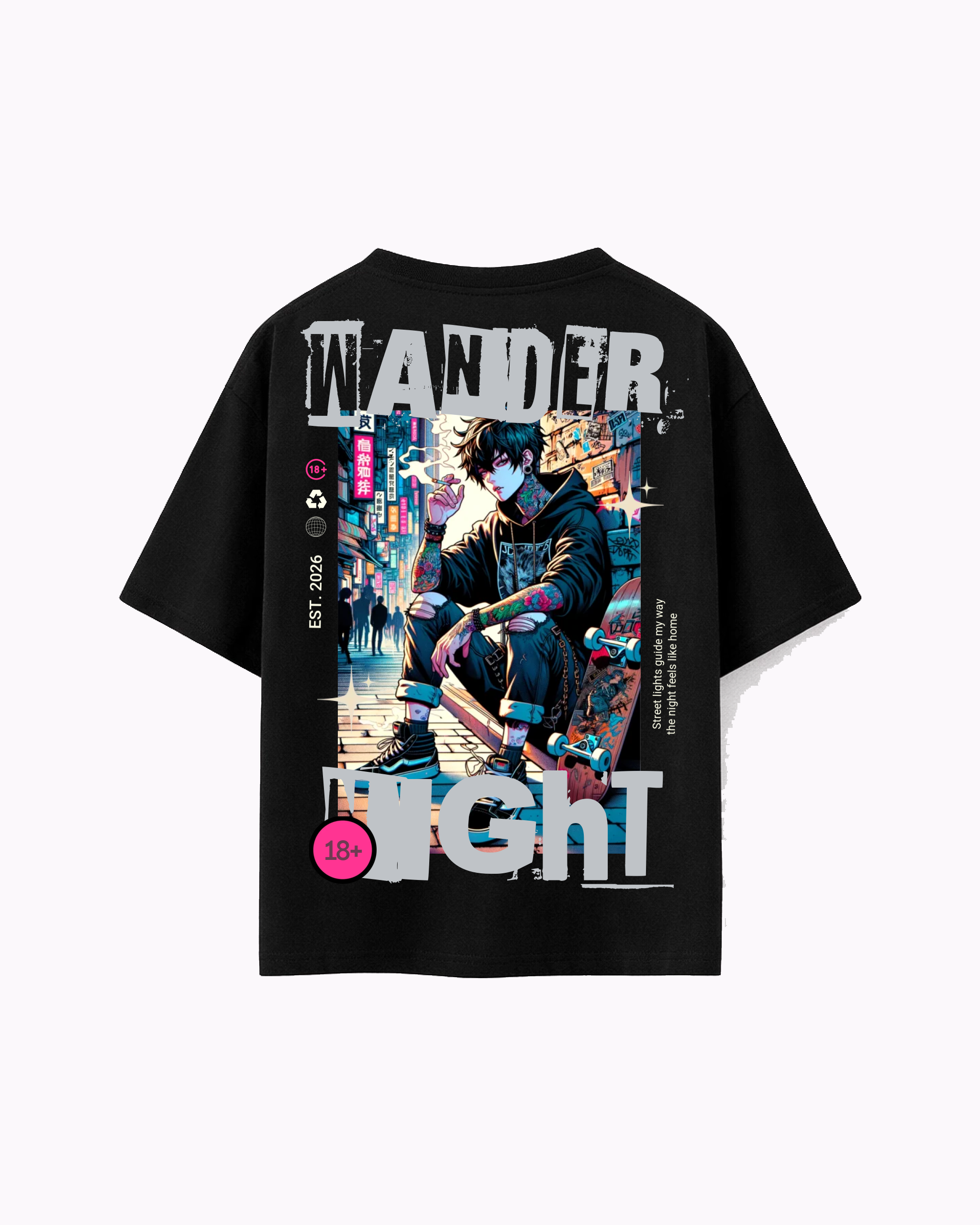 Oversize T-shirt – Anime Streetwear / 267