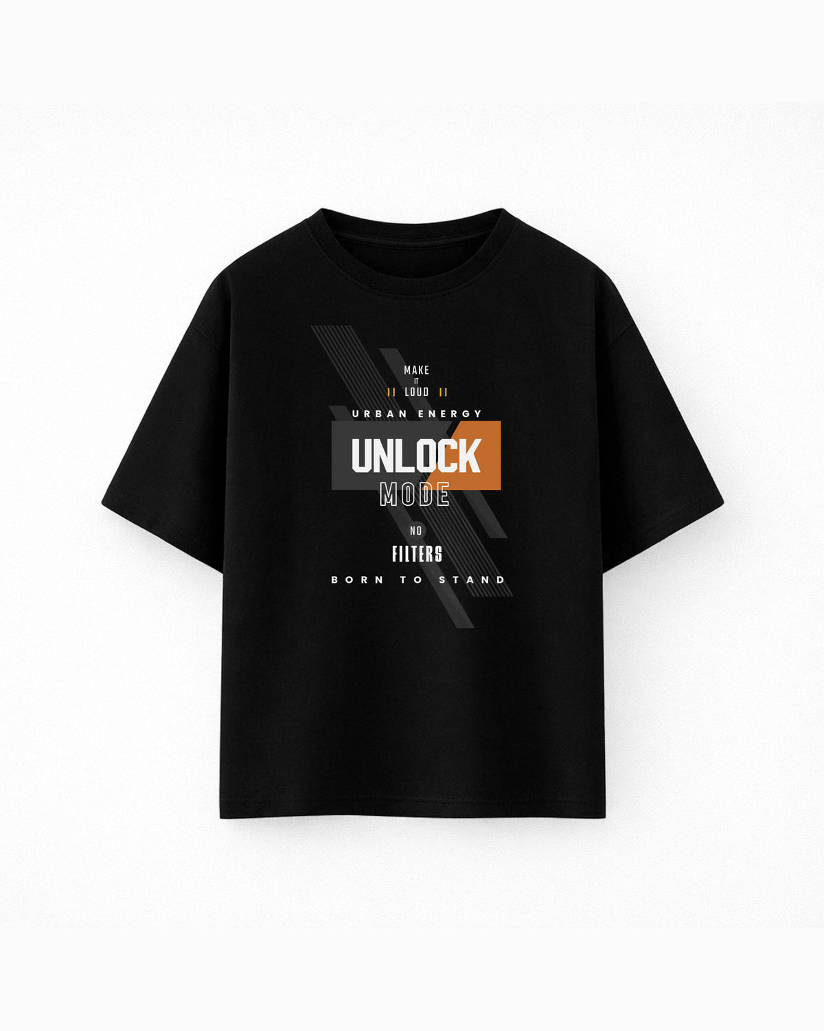 Oversize T-shirt – Streetwear Typography / 158