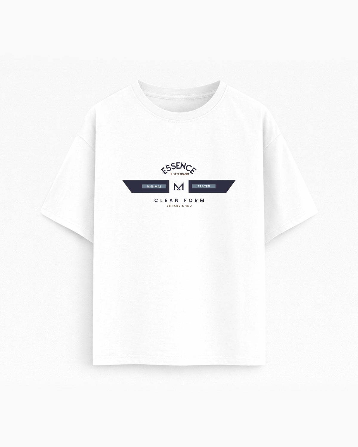 Oversize T-shirt – Geometric Street Graphic / 539