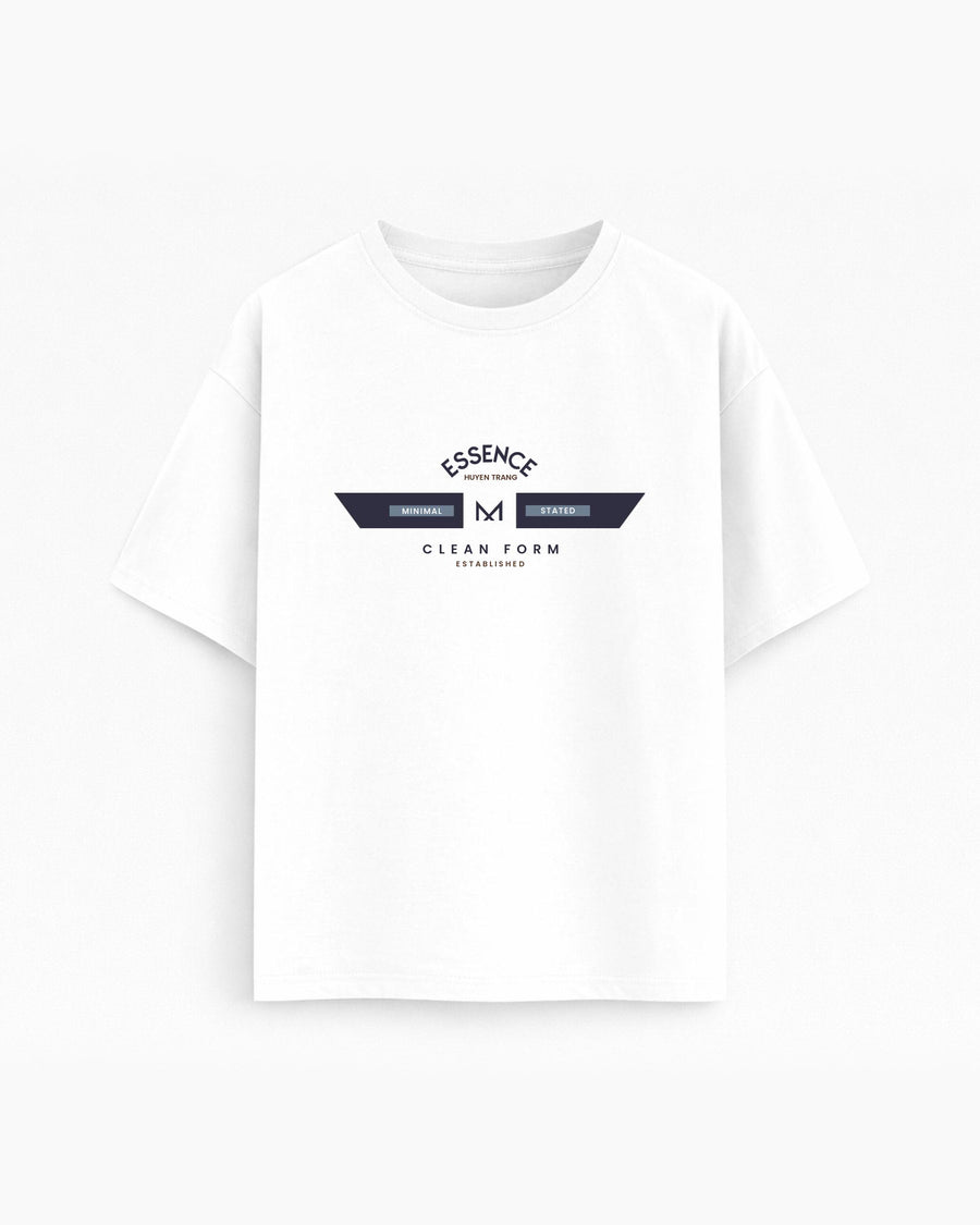 Oversize T-shirt – Geometric Street Graphic / 539