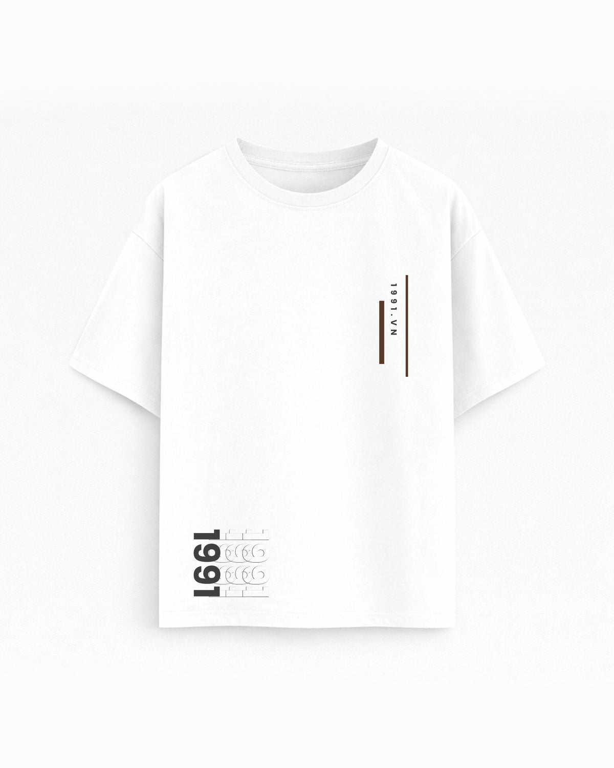Oversize T-shirt – Bold Typography / 481