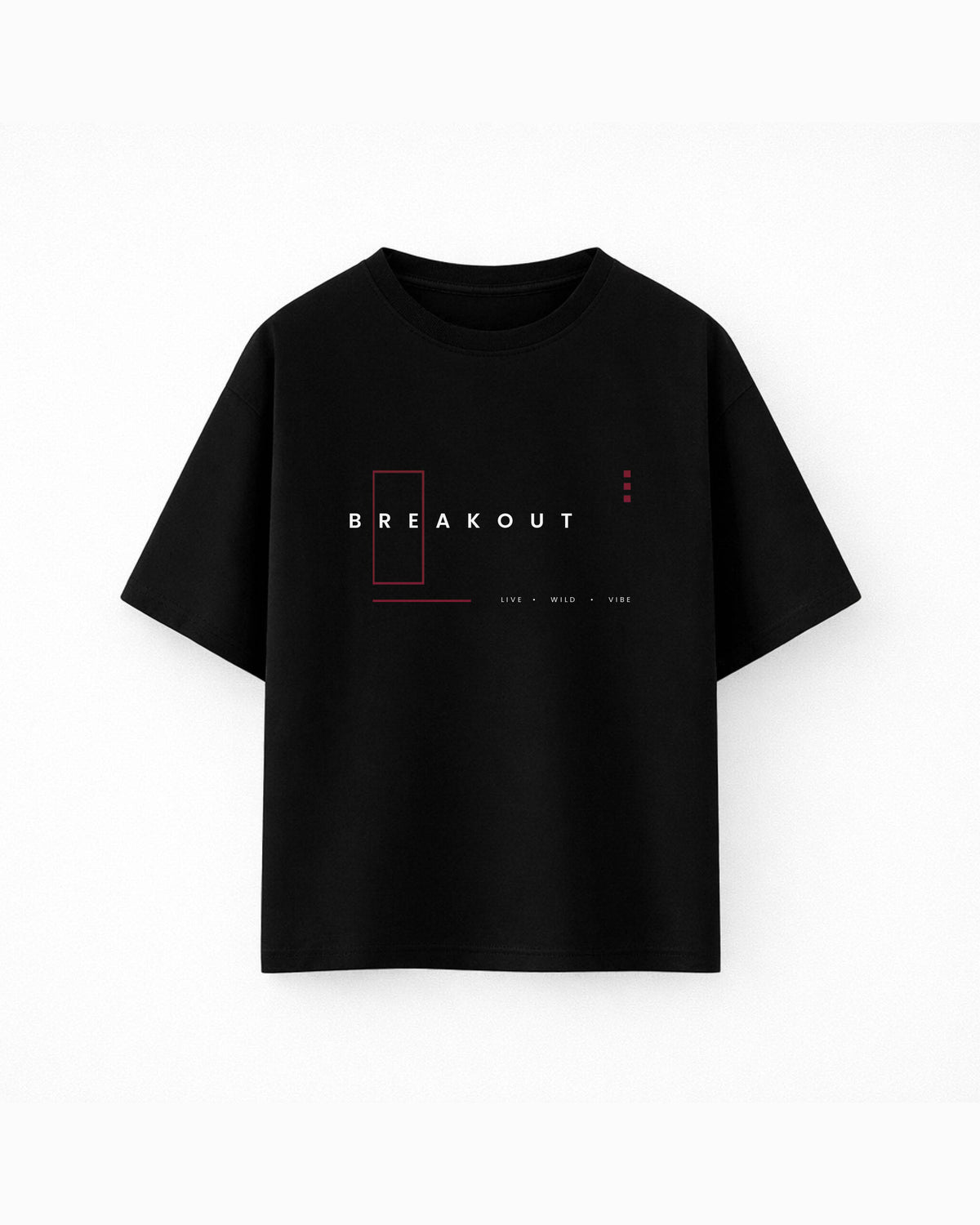 Oversize T-shirt – Minimal Typography / 256