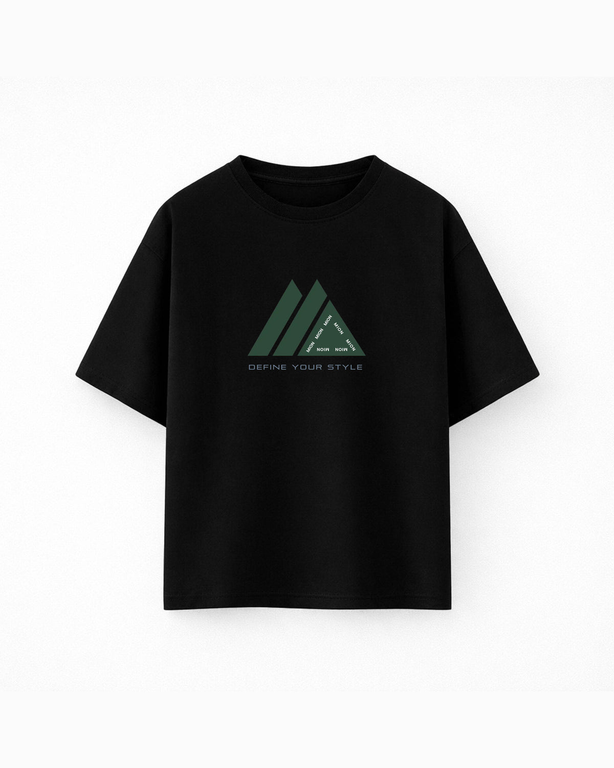 Oversize T-shirt – Geometric Graphic / 255