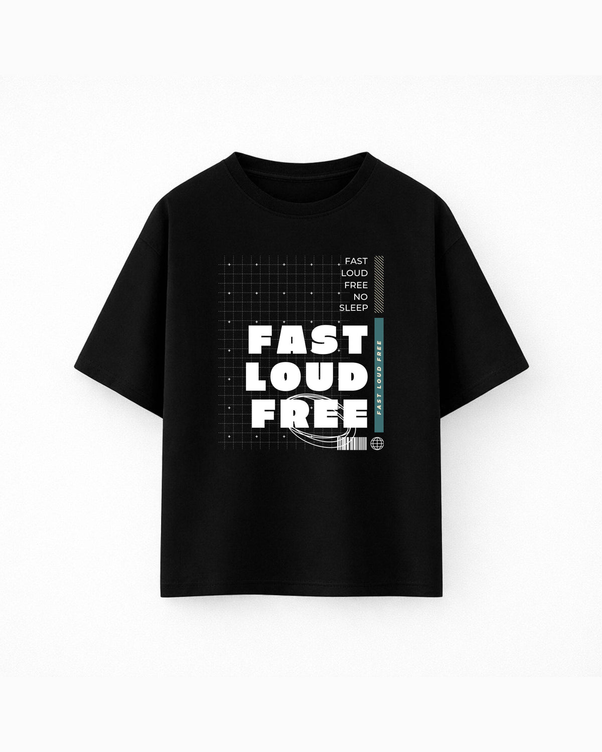 Oversize T-shirt – Bold Typography / 138