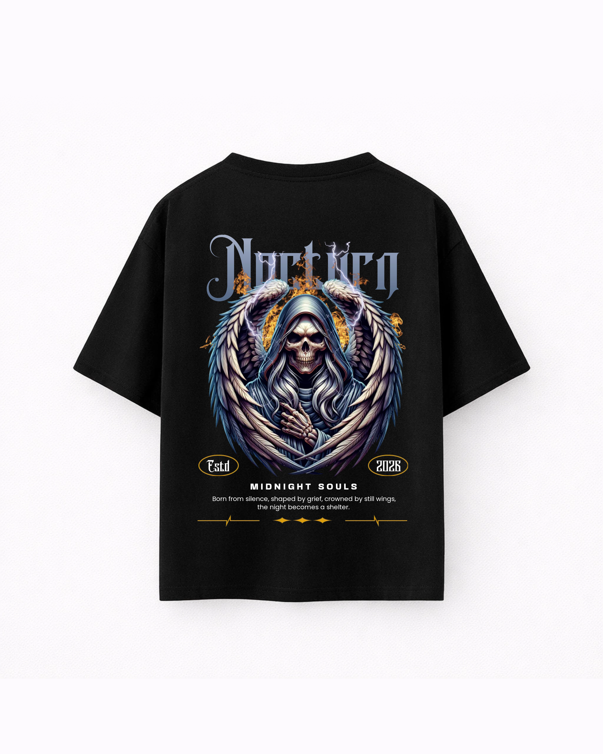 Oversize T-shirt – Gothic Angel Streetwear / 408