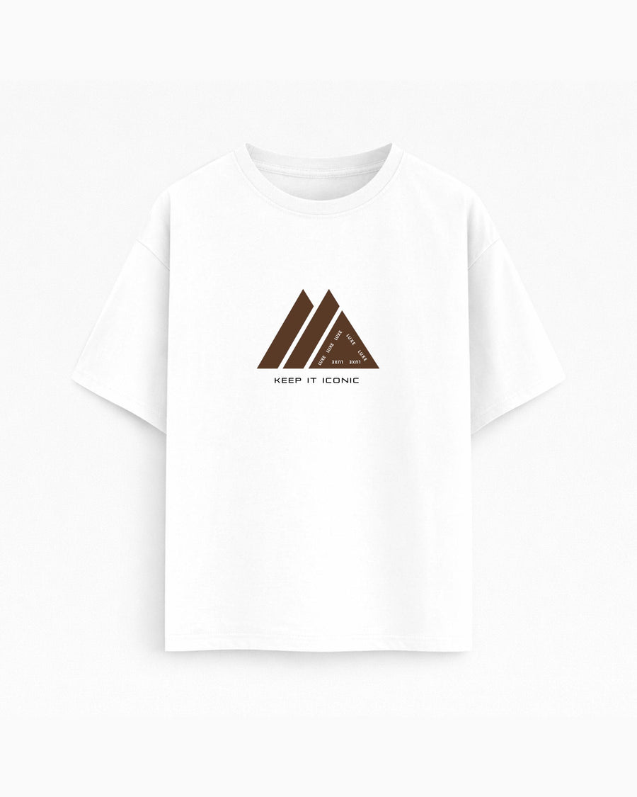Oversize T-shirt – Geometric Graphic / 255