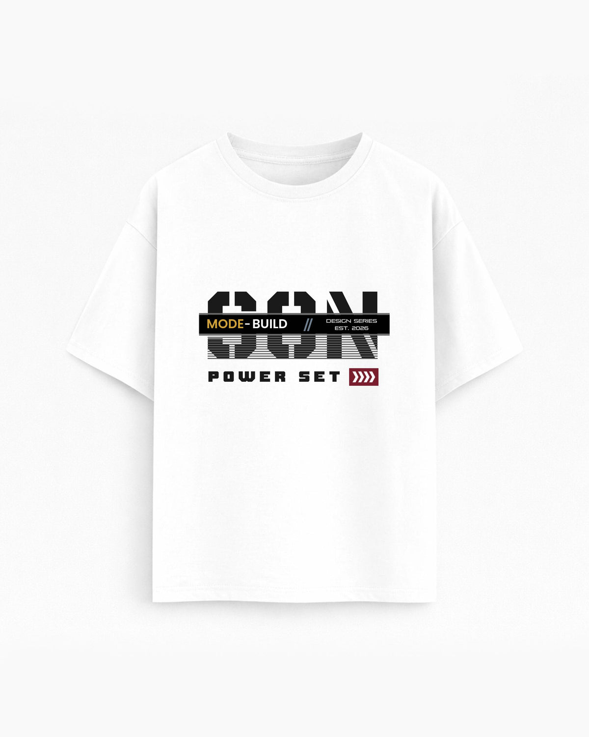 Oversize T-shirt – Bold Typography / 160