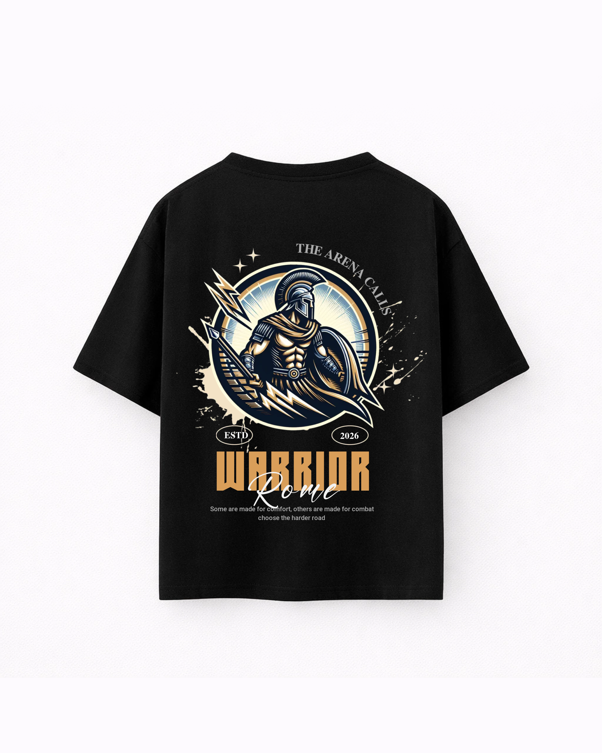 Oversize T-shirt – Spartan Badge Graphic / 412
