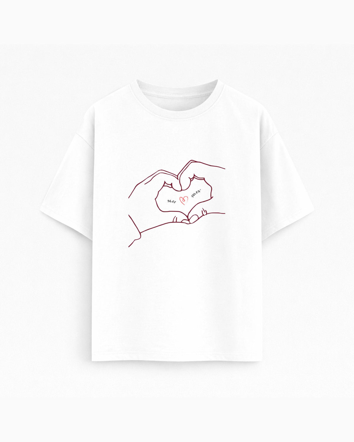 Oversize T-shirt – Love Line / 235