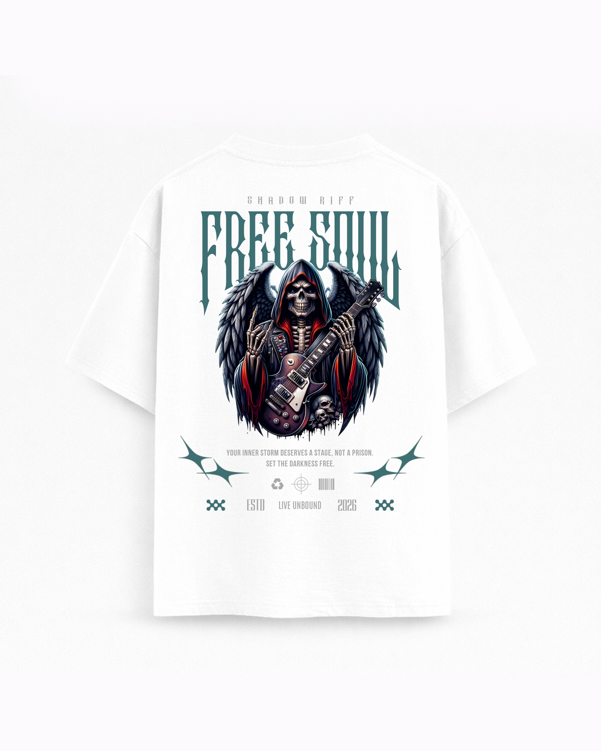 Oversize T-shirt – Rock Gothic Streetwear / 388