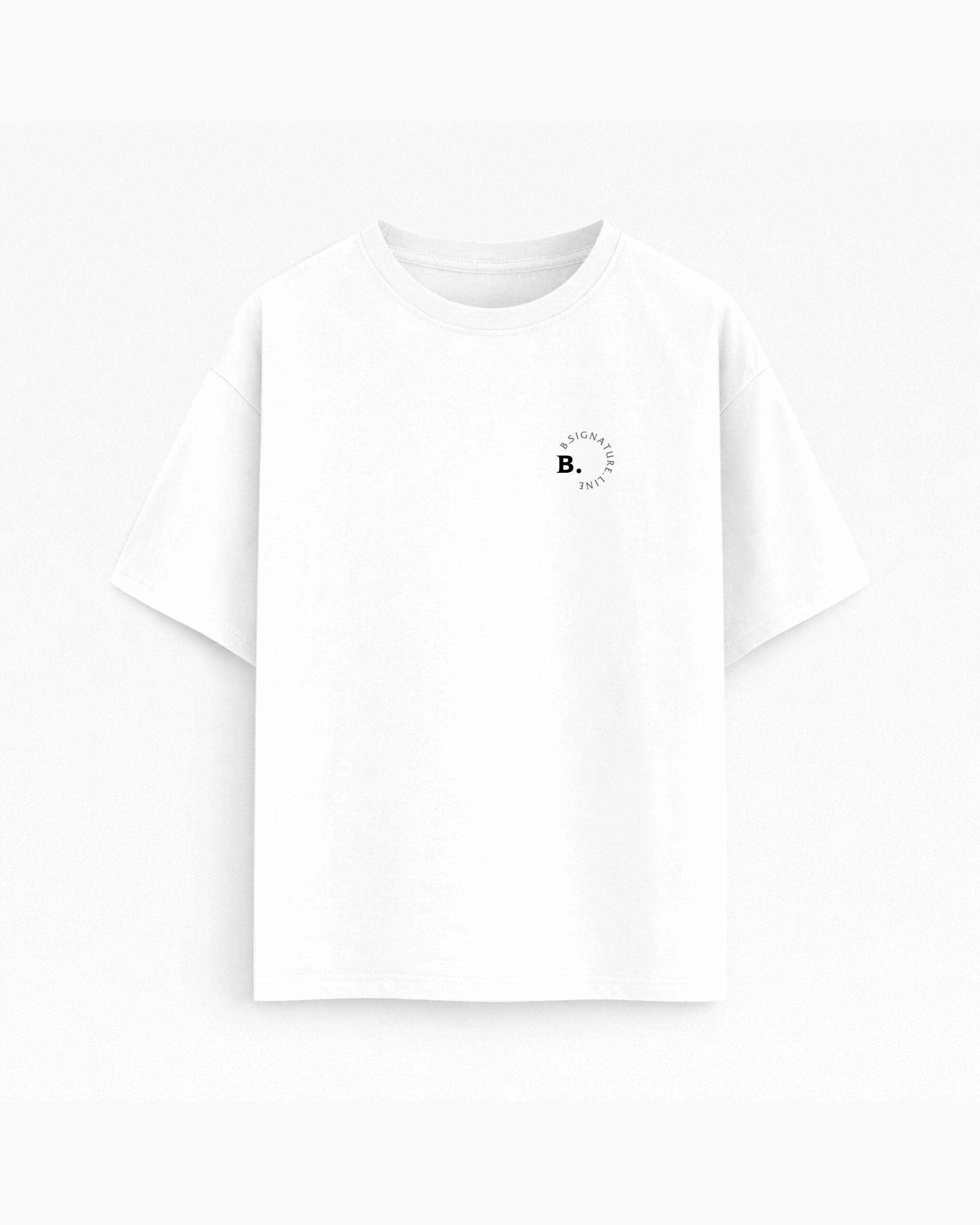 Oversize T-shirt – Minimal Monogram / 723