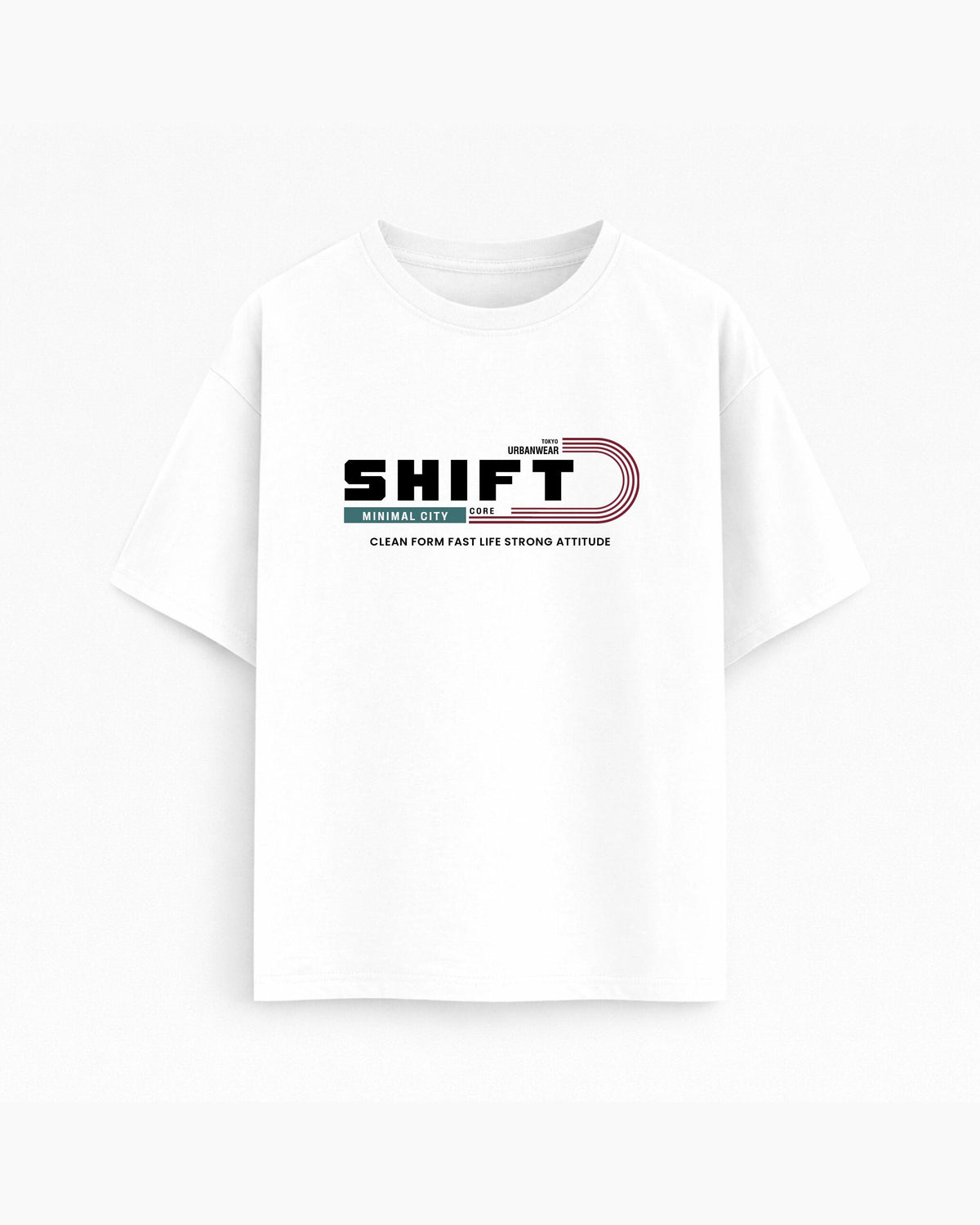 Oversize T-shirt – Bold Typography / 79