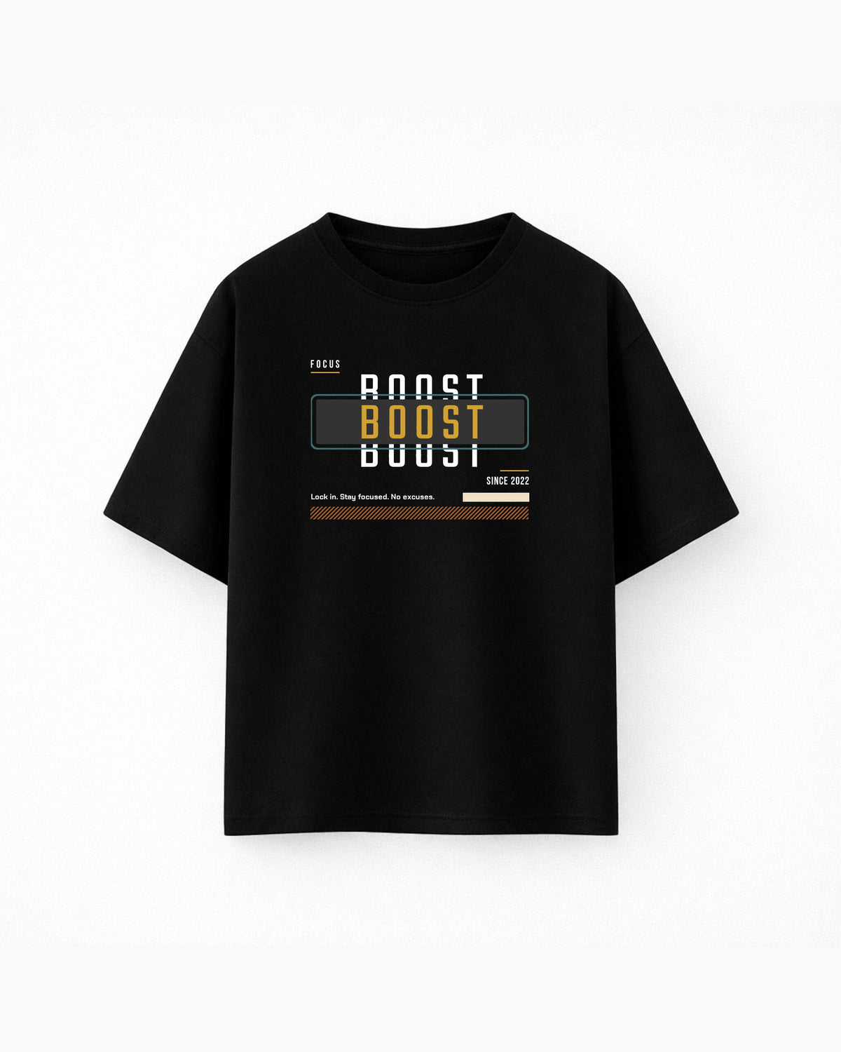 Oversize T-shirt – Minimal Typography / 199