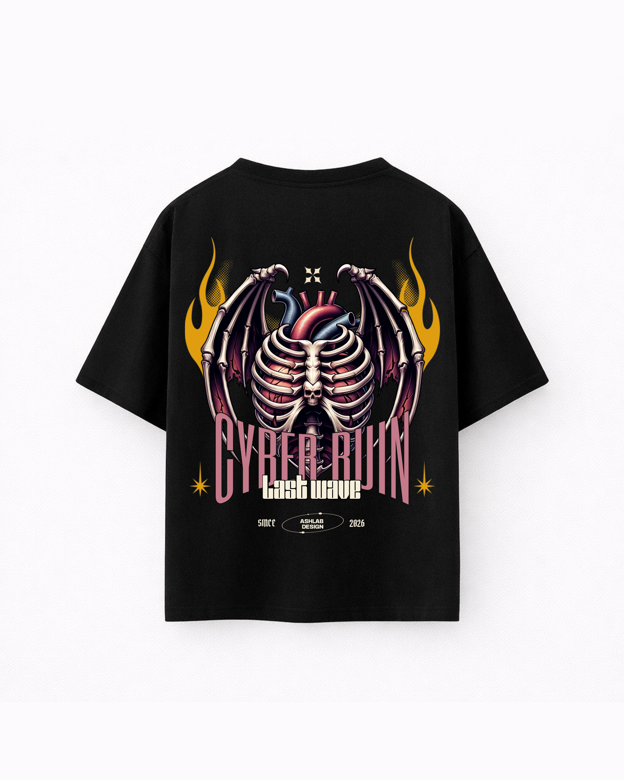 Oversize T-shirt – Gothic Streetwear / 416