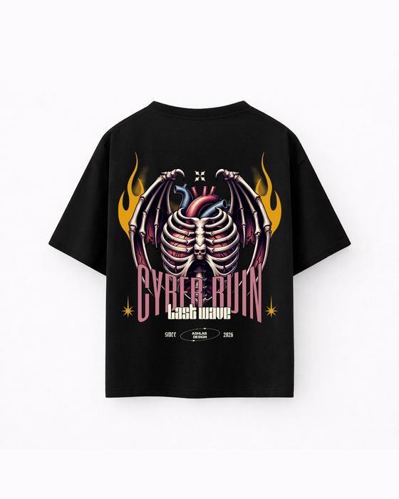 Oversize T-shirt – Gothic Streetwear / 416