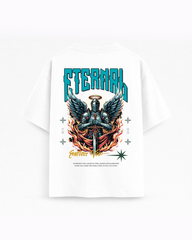 Oversize T-shirt – Fallen Angel Graphic / 432