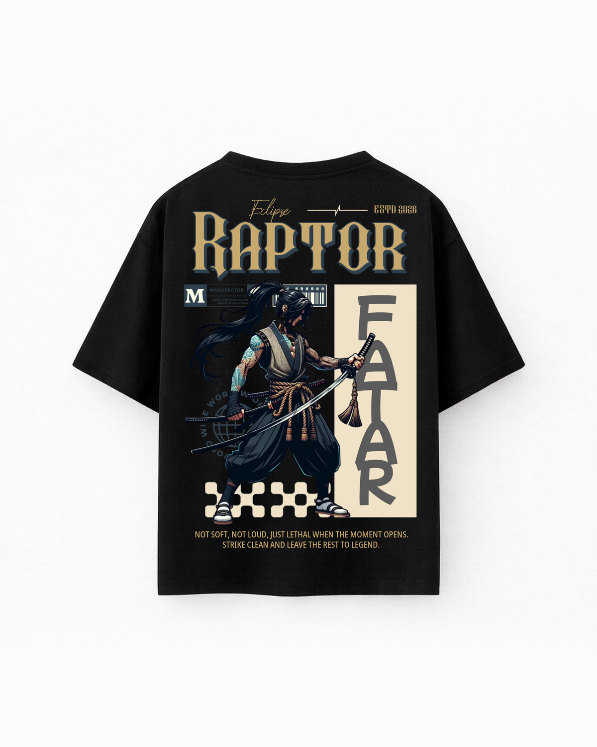 Oversize T-shirt – Samurai Streetwear / 295